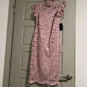 Midi mauve dress